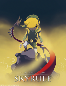 The Legend of Zelda: Skyrule - por Metalhanzo (deviantart)